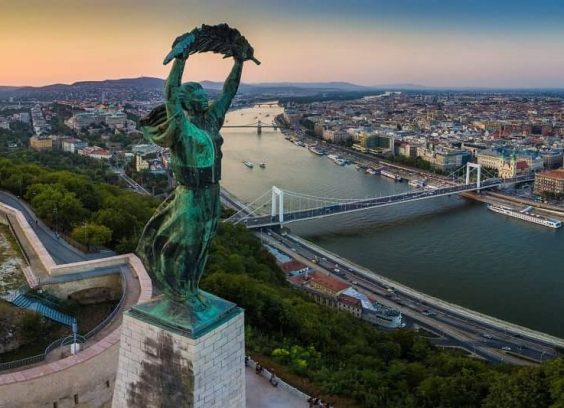 The Liberty Statue Of Budapest